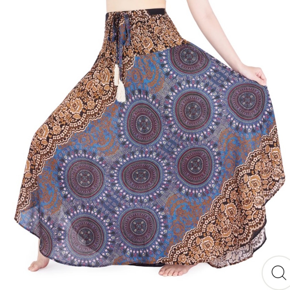 Boho maxi skirt